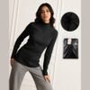 Media polera termica de morley (solo negro) — venta mayorista
